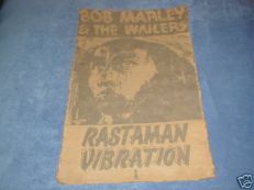 BOB MARLEY & THE WAILERS RASTAMAN VIBRATION UK  BURLAP