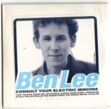 RARE BEN LEE CD CONSULT YOUR ELECTRIC MINIONS PROMO 98 - BABY BLUE FRONT PRINTED BEN LEE STICKER ON SLIPCASE