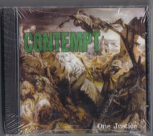RARE CONTEMPT CD ONE JUSTICE GERMANY METAL HARDCORE