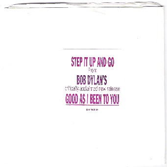RARE BOB DYLAN STEP IT UP AND GO CD S DJ PROMO 1992 NM CD
