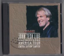 JOHN TESH CD GMC LIVE UNDISCOVERED AMERICAN TOUR PROMO - SUPER RARE 1996 LIMITED EDITION SAMPLER GTSP RECORDS