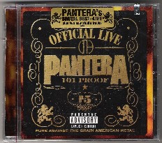 PANTERA CD OFFICIAL LIVE 101 PROOF ATCO NEW NM SEALED CD