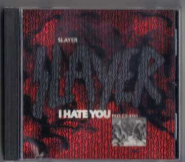 RARE SLAYER CD 1 SONG PROMO I HATE YOU AMERICAN 1996