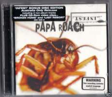 PAPA ROACH 2 CD INFEST AUSTRALIA BONUS + VIDEO NEW MINT