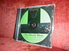 MOODY BLUES CD KING BISCUIT FLOWER HOUR W/ CUE SHEET VG