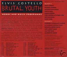 RARE ELVIS COSTELLO CD WORDS & MUSIC INTERVIEW ADVANCE
