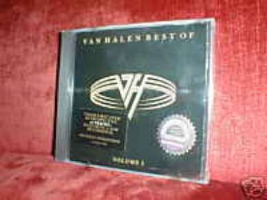 VAN HALEN CD BEST OF VOL 1+ 2 STICKERS NEW SAMMY HAGAR