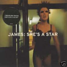 JAMES CD S SHE'S A STAR PT 2 UK IMP 4 TRX + PIC SLV NEW