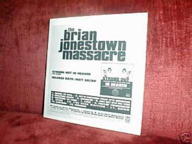 BRIAN JONESTOWN MASSACRE CD STRUNG OUT ADV PROMO PSYCH