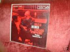 RARE GILELS REINER LP CHICAGO SYMP BRAHMS CONCERTO NO.2