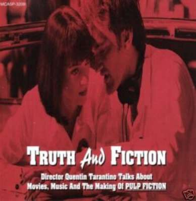 TRUTH & FICTION CD QUENTIN TARANTINO PULP FICTION PROMO