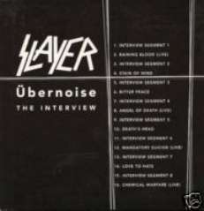 SLAYER ECD UBERNOISE THE INTERVIEW + LIVE TRX/VIDEO NEW