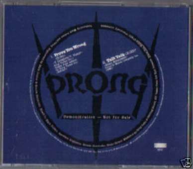 PRONG CD S PROVE YOU WRONG U.S. 2 TRK PROMO ONLY