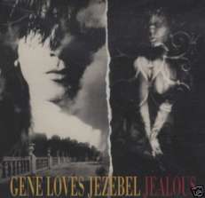 GENE LOVES JEZEBEL CD S JEALOUS U.S. PROMO W/ PIC SLV