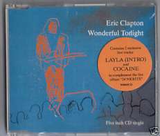 ERIC CLAPTON CD S WONDERFUL TONIGHT LTD ED W/ LIVE TRX