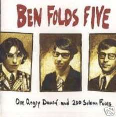 BEN FOLDS FIVE CD S ONE ANGRY DWARF... AUSSIE 3 TRK NEW