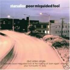 STARSAILOR DVD S POOR MISGUIDED FOOL UK IMP 4 TRK NEW