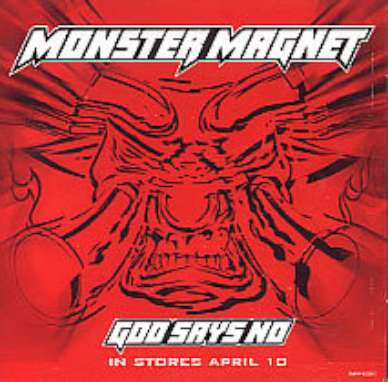 RARE MONSTER MAGNET CDS GOD SAYS NO PROMO ONLY 2 TRK NM