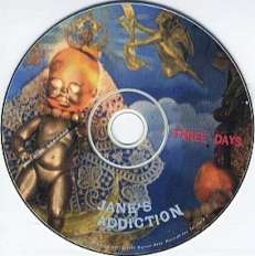 RARE JANE'S ADDICTION CDS THREE DAYS PROMO PIC DISC NEW