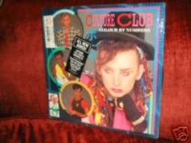 Culture Club LP Colour By Number W/shrink & promo VG+