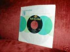 RARE BEATLES 45 7" MY BONNIE WITH MGM STOCK SLEEVE VG++