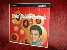 ELVIS PRESLEY LP GOLDEN RECORDS LPM1707e 64 STEREO VG+