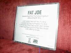FAT JOE CD ADV PROMO MUSIC FROM JEALOUS ONES STILL ENVY