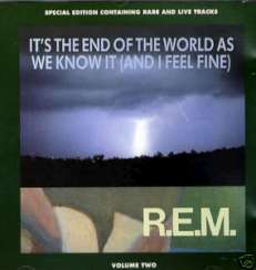 R.E.M. CDS ITS THE END OF THE WORLD SPECIAL ED VOL 2