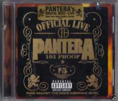 PANTERA CD OFFICIAL LIVE 101 PROOF ATCO NEW NM SEALED