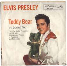 RARE ELVIS PRESLEY 45 7" ( LET ME BE YOUR ) TEDDY BEAR