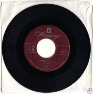 JIMMY RICKS & THE RAVENS 45 7" SEPTEMBER SONG DOO WOP