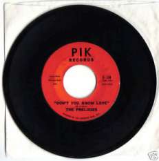 RARE THE PRELUDES 45 7" DON'T YOU KNOW LOVE DOO WOP VG+