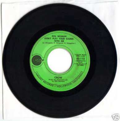 RARE CROW 45 EVIL WOMAN PRIVATE PSYCH HARD ROCK BLUES