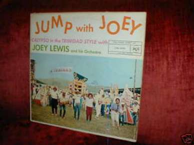 JOEY LEWIS & ORCHESTRA LP JUMP WITH JOEY RCA CALYPSO VG