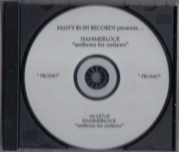 HAMMERLOCK CD PROMO ANTHEMS FOR OUTLAWS GARAGE PUNK
