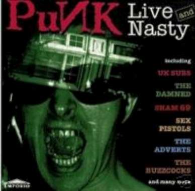 PUNK LIVE &amp; NASTY CD V A IMP 95 MINT SEALED SEX PISTOLS