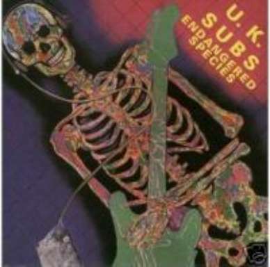 U.K. SUBS CD ENDANGERED SPECIES UK IMPORT BONUS TRX NEW