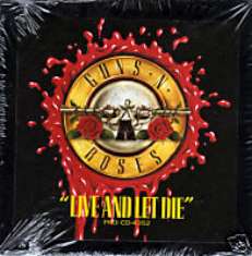 GUNS N' ROSES CD S LIVE & LET DIE U.S. ADVANCE SEALED
