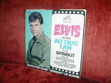 RARE ELVIS PRESLEY 45 7" SPINOUT W/ SLEEVE 47 8941 NM