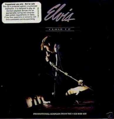 ELVIS PRESLEY CD ELVIS CLOSE UP BOXSET SAMPLER +STICKER