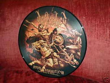 RARE DEFLESHED LP ROYAL STRAIGHT FLESH PIC DISC IMPORT