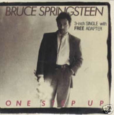 BRUCE SPRINGSTEEN CD3 ONE STEP UP AUSTRIA + ADAPTER NM
