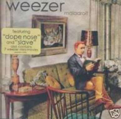 WEEZER ECD MALADROIT + STICKER &amp; 8 WEEZER MOVIES SEALED