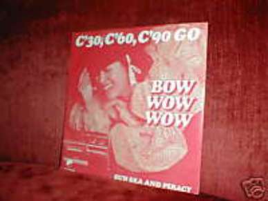RARE BOW WOW WOW 45 7" C'30,C'60 ,C'90 GO HOLLAND 80 NM