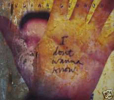 JULIAN LENNON ECD S I DON'T WANNA KNOW 1 UK 3TRK EP NEW