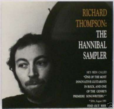 RICHARD THOMPSON CD HANNIBAL SAMPLER PROMO 91 UNREL TRX