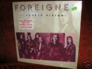 Foreigner LP Double Vision ALT Cover W/Shrink &amp;Promo VG