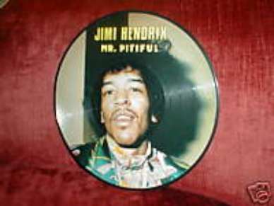 RARE JIMI HENDRIX LP PICTURE DISC MR PITIFUL GERMANY NM