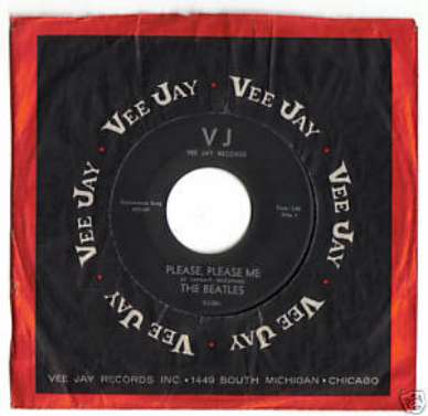 RARE BEATLES 45 7" PLEASE PLEASE ME /FROM ME TO YOU VG+