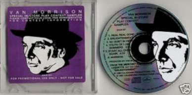 VAN MORRISON CD SPECIAL INSTORE PLAY CONTEST SAMPLER NM